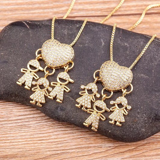 Collar Amor de Madre – Bañado en Oro de 18K